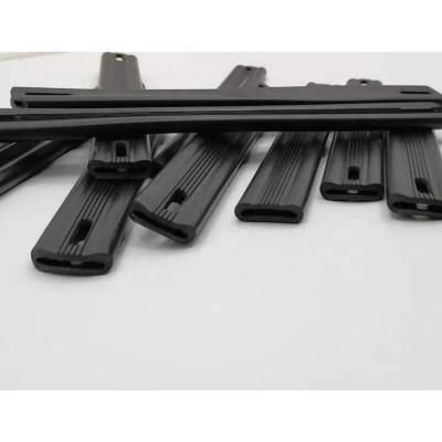 China Eco-friendly PVC Irregular Plastic Strip For Speaker Handle Holder Plastic Tube for sale