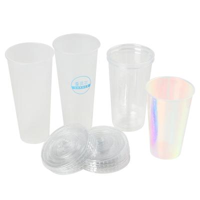 China Eco-friendly Disposable Comp Steady Biodegradable PLA Clear Custom Plastic Cup for sale