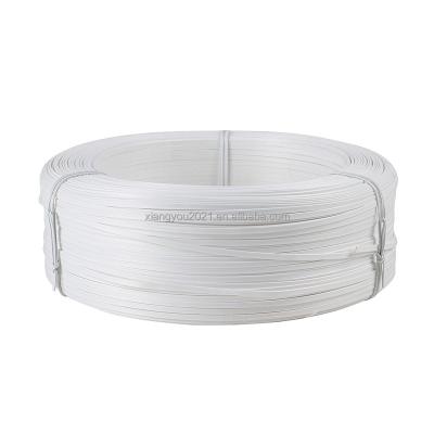 China Eco-Friendly PE Nose Wire Flat Mask Bent Mask Quality Plastic Yarn Sniffing Tape for sale