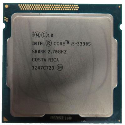 China Desktop Intel Core I5-3330S CPU Desktop Processor LGA 1155 Socket 2.7GHz 22 Nanometer Products Cache Main Place Stock Ready 100% test OK for sale