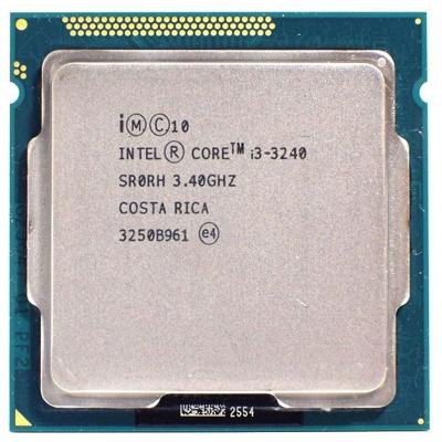 China Desktop Intel Core I3-3240 CPU Desktop Processor LGA 1155 Socket 3.4GHz 22 Nanometer Products Cache Main Place Stock Ready 100% test OK for sale