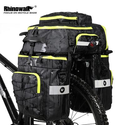 China Rhinowalk Waterproof 75L Multi-Function 3 in 1 Cycling Pannier Bicycle Recycling Waterproof Bag for sale