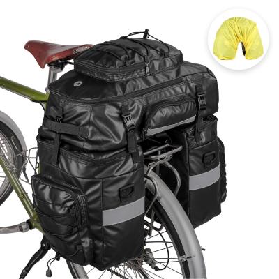 China Bike Lightweight Pannier Bag Bike Rhinowalk Rear Rise Set For Bicycle Cargo Rack Saddle Bag Laptop Pannier Rack Bicycle Packing Bag for sale