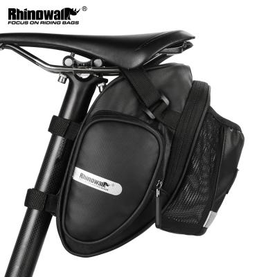 China Lightweight Saddle Bag Waterproof Mountain Bike Rhinowalk Road Bike Saddle Bicycle Seat Bag with Free Stand waincover for sale