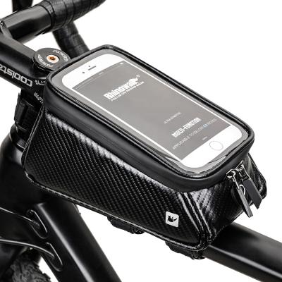 China Rhinowalk Lightweight Waterproof Bike Phone Bag Waterproof with Transparent Touch Screen Phone Case Bicycle Phone Bag for sale