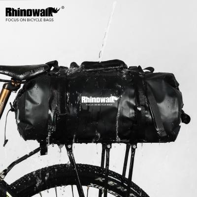 China 100% Waterproof Waterproof Bicycle Saddle Bag Bicycle Rhinowalk Rear Rack Bike Travel Swap Duffel Bag for sale