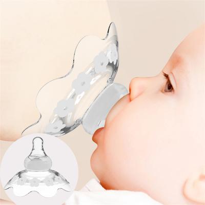 China BPA Free Eco-Friendly Soft Silicone Mother Feeding Nipple Shield Breastfeeding Shield Nipple Protective Cover For Mom for sale