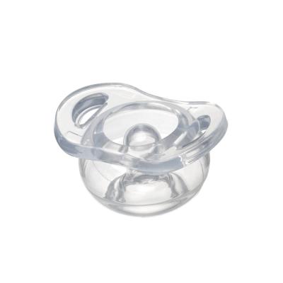 China BPA Free Lead Time Wholesale Short Cute Silicone Baby Soother Baby Noise Pacifier For Infants for sale