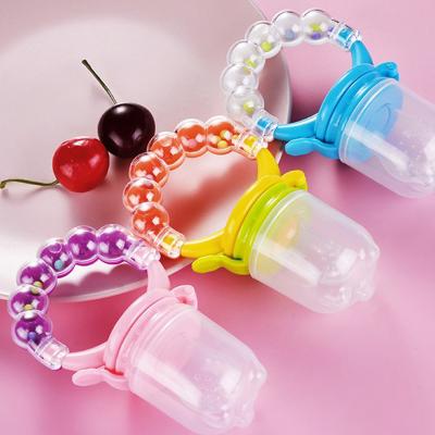 China Infant Nipple Free Feeder BPA Fresh Food Fruit Teether Silicone Baby Fruit Food Feeder Pacifier For Toddlers Kids for sale