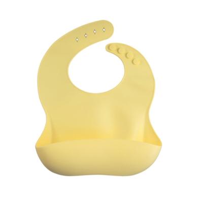 China Free Sample Food Grade Antibacterial Baby Waterproof Silicone Baby Bib Set Colorful Silicone Baby Bib for sale