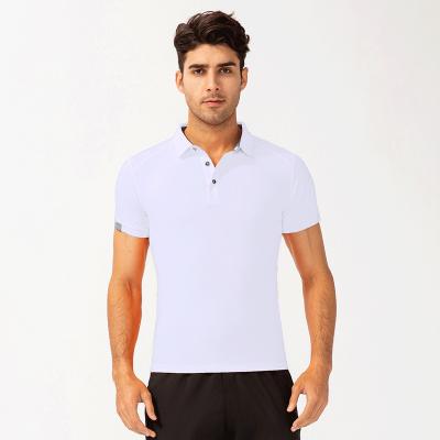 China Latest Anti-wrinkle T-shirts Men's Polo Tops With Custom Logo Print Men's Polo Shirts for sale