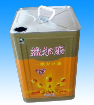 China 5 Liters Transparent Cooking Oil in Plastic Bucket for sale