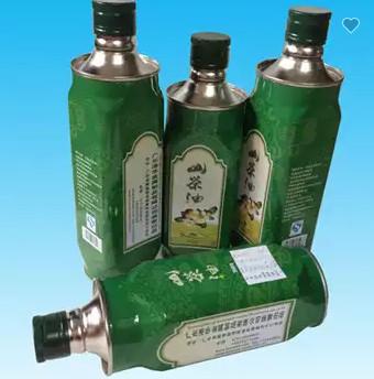 China Custom empty cooking oil Square tin can edible oil Tin Can Olive Oil Empty Tin Can With Plastic Cover for sale