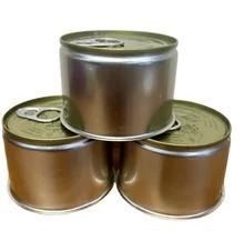 China 1L Capacity Round Tin Can Easy Open Lid Customed Logo Food Packing Pet Canned Package à venda