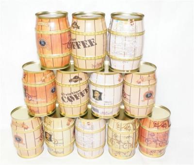 China 2 kleurenkoffie Tin Cans ISO9001 680g Leeg Tin Containers Te koop