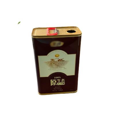 China Recyclable 3 Liter Olive Oil Tin Can ODM Tin Container Packaging for sale