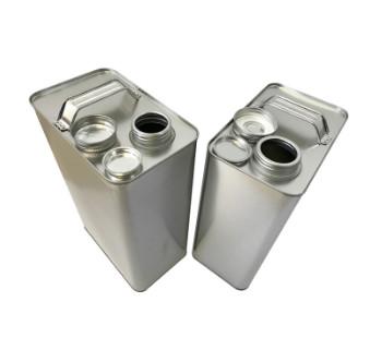 China Metall Tin Containers des Quadrat-4C zu verkaufen