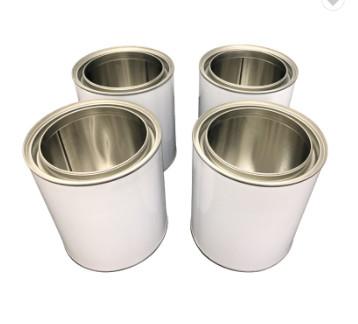 China macht Automobilfarbe 1L 0.21mm ringsum Tin Bucket With Lids ein zu verkaufen