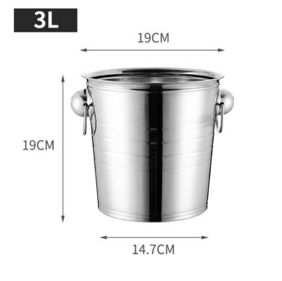 China des Edelstahl-7L Eis-Eimer Champagne Chiller Wein-des Behälter-KTV zu verkaufen