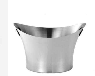 China ODM-Edelstahl-Champagne Bucket Single Layer Wine-Eis-Eimer zu verkaufen