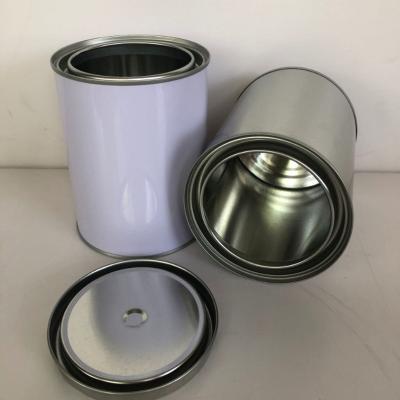 Cina Pittura ad olio di Oz del metallo 3,38 del giro dello SGS Tin Cans With Handle in vendita