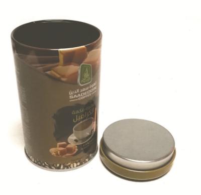 China 0.68L geschroefte Koffie Tin Box Airtight Coffee Container Te koop