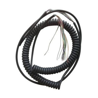 China A.W.G. CNC Steering Wheel Stretch Cord telecommunication 21 core 26 spiral electrical cable for sale