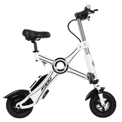 China ASKMY X1 Alloy Aluminum Fat Electric Folding Bike E Bike 10 Inch High Power 36v 250w Battery With CE Certificate Electric Cycle for sale