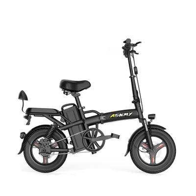 China Steel Electric bike electric folding bike 14inch tires Lithium battery removable battery 10ah 15ah 20ah 25ah 30ah pedal assist for sale