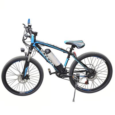 China Aluminum Alloy EU Warehouse New 26 Inch Max Speed ​​Tire 35KM/H 40-60 Mile Long Rang Adult Fast Electric Mountain Bike Bicycle Cycle For Sale for sale