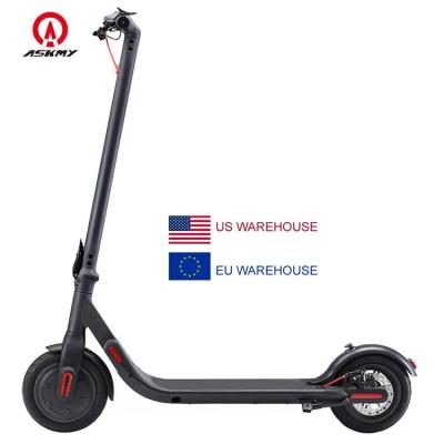 China ASKMY EH800 LED Unisex Foot Scooter Two Wheel Electric Kick Scooters 250W Motor For Adults Electric Scooters Fast for sale