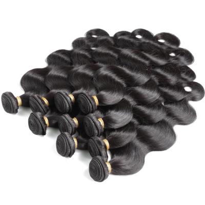 China Body Wave Factory Cuticle Aligned Raw Unprocessed Human Hair Vendors Wholesale Brazilian Virgin Hair Bundles With Closure Grade 12A for sale