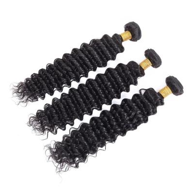 China Good Quality Factory Wholesale Raw Unprocessed Curly Weave Hair Vietnam Deep Wave Cuticle Sellers Lined 100 Hair Bundles for sale