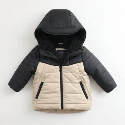 China Pinghu QUICK DRY STYLE OEM 2018 wholesale custom made baby boy fashion plus color velor cotton warm cotton clothing baby boy jacket for sale