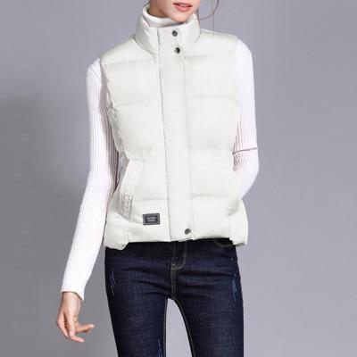 China Sustainable Pinghu FASHION 2019 Chinese Manufacturer OEM Custom Design For Brand Company Polyester Cotton Waterproof Vest For Women for sale