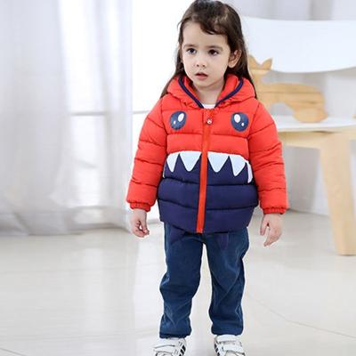 China Sustainable Pinghu FASHION 2020 Current Wholesale Cute Waterproof Hooded Children Winter Warm Clothes Light Weight Padded Jacket For Girl for sale