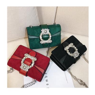 China Fashion Designer Luxury Bag One Line Pour Woman Fall 2021 Handbags Vintage Velvet Women Clutch Purse Bag for sale