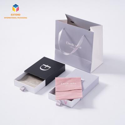 China Jewelry;Necklaces;bracelets;earrings;rings Custom Logo Wholesale Eco Friendly Luxury Drawer Small Paper Gift Ring Jewellery Jewelry Packaging Box for sale