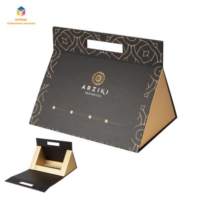 China Recyclable Wholesale Custom Logo Luxury Rigid Small Credit Card Cardboard Paper Set Packaging Magnetic Gift Box for sale