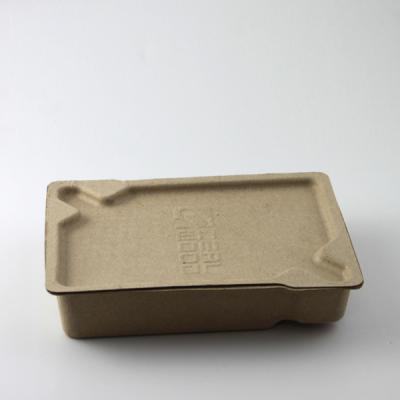 China Packaging Material Recyclable Packaging Box Molded Paper Pulp For Hat for sale