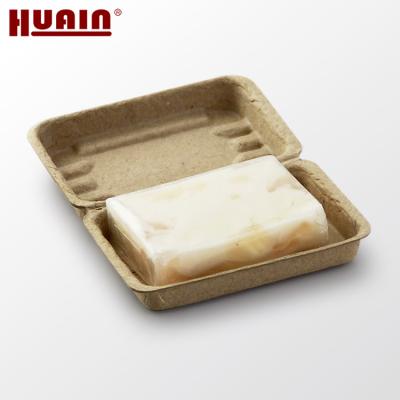 China Biodegradable Custom Design Eco - Friendly Biodegradable Molded Pulp Soap Packaging for sale