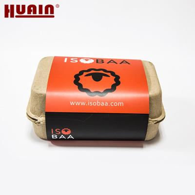 China High Technology Biodegradable Paper Pulp Molded Packaging Box for sale