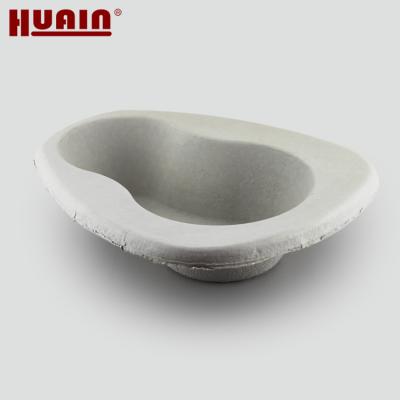 China Use Biodegradable Patient Diary Recycled Paper Pulp Bedpan for sale