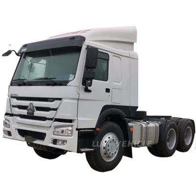 China Brand New Sinotruck Howo 371 hp 420 hp engine 10 wheeler tractor horse trucks 6x4 howo truck head for sale 6800x2496x2958mm for sale