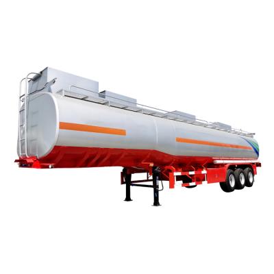 China Factory Price 3 Axle Carbon Steel 42000L 45000L Gasoline Fuel Tank Semi Trailer Truck Trailer for sale