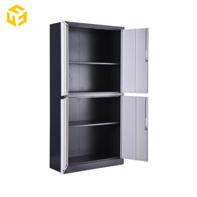 China Luoyang Furnitopper Foldable Employee Office Furniture 4 Door Filing Cupboard Steel Metal Cabinet for sale