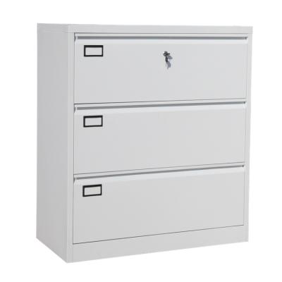 China Modern Factory Direct Sale Office Furniture 3 Drawer Metal Side File Cabinet for sale