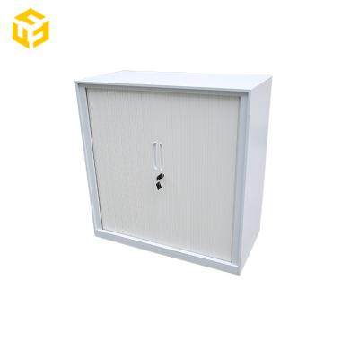 China Office Tambour Roller Shutter Door Filing Cabinet Fully Assembled Metal Cabinet for sale