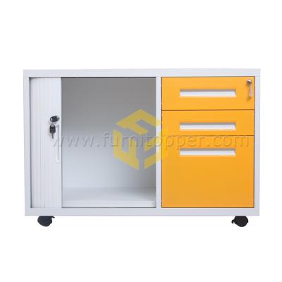 China Fully Assembled Modern Metal Office Filing Storage Mobile Filing Cabinet for sale