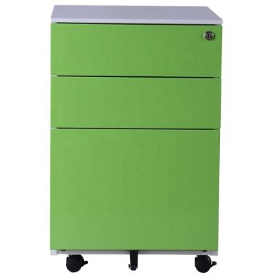 China Modern Mobile Office Filing Storage Pedestal Desk Side Cabinet for sale